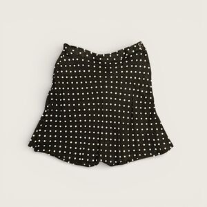 Vintage 90s Jay Jacobs Black Polka Dot Skirt Vintage A Line Mini Size 5 Small